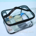 Boletería de almacenamiento de viaje Organice Bolsas Cosméticas Portables PVC PVC PVC Bolsas cosméticas con cremallera